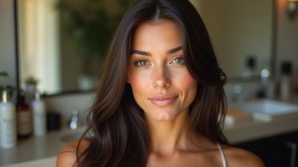 Des cheveux lisses et brillants avec des techniques de lissage efficaces